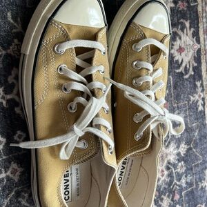 Converse Mustard Canvas Sneakers